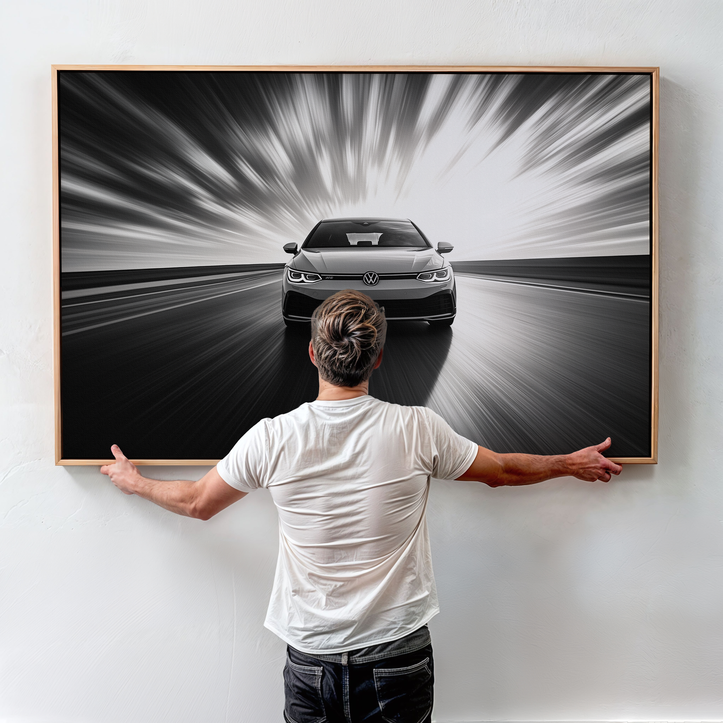 VOLKSWAGEN GOLF CANVAS ART