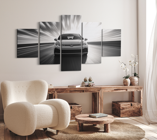 VOLKSWAGEN GOLF CANVAS ART