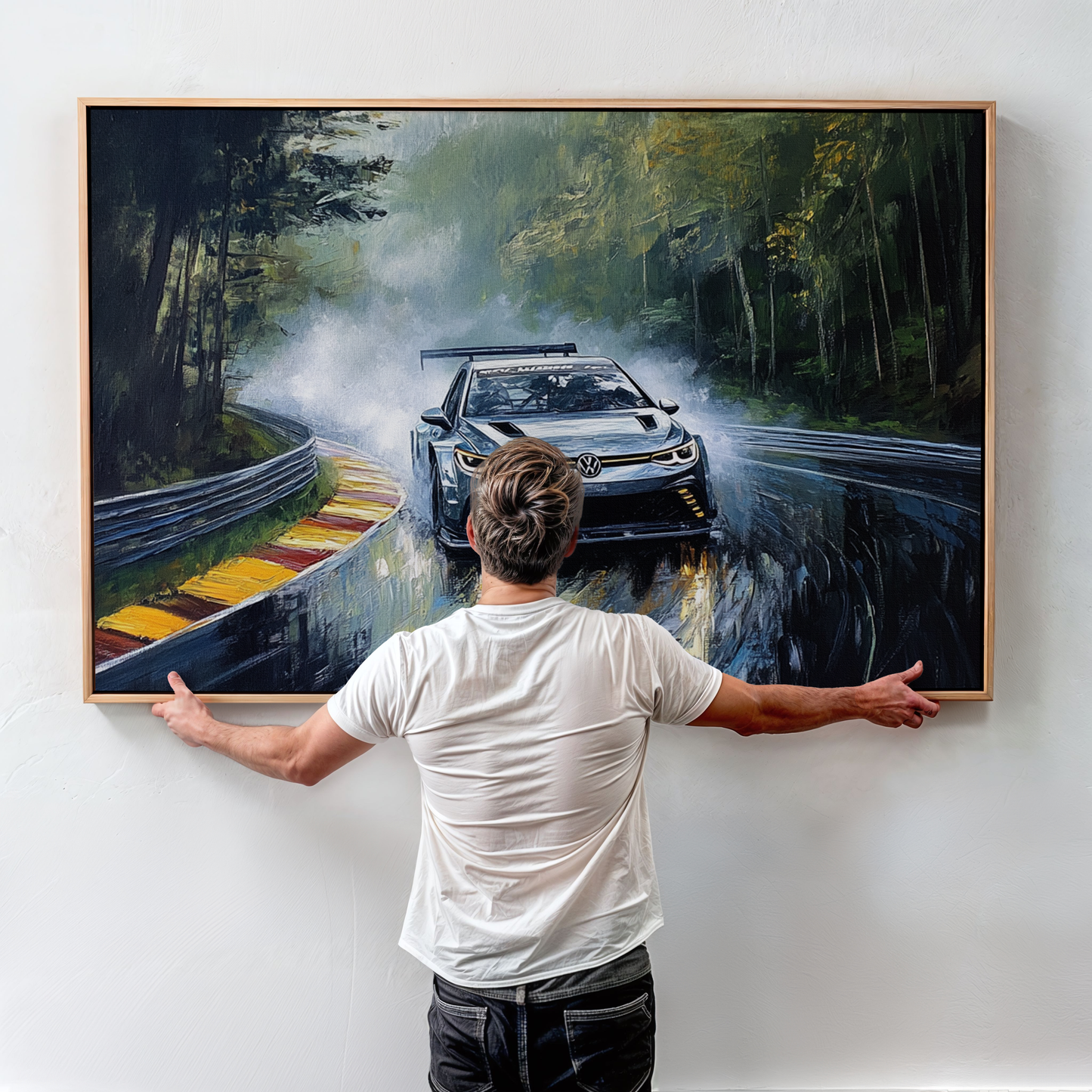 VOLKSWAGEN GOLF CANVAS ART