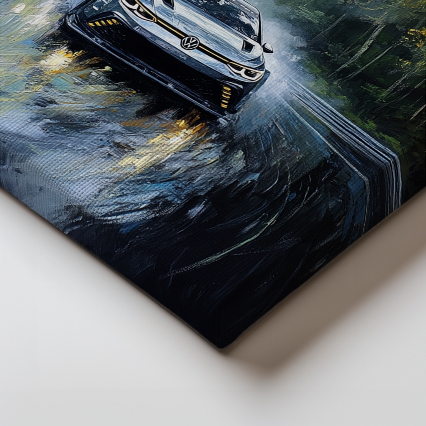 VOLKSWAGEN GOLF CANVAS ART