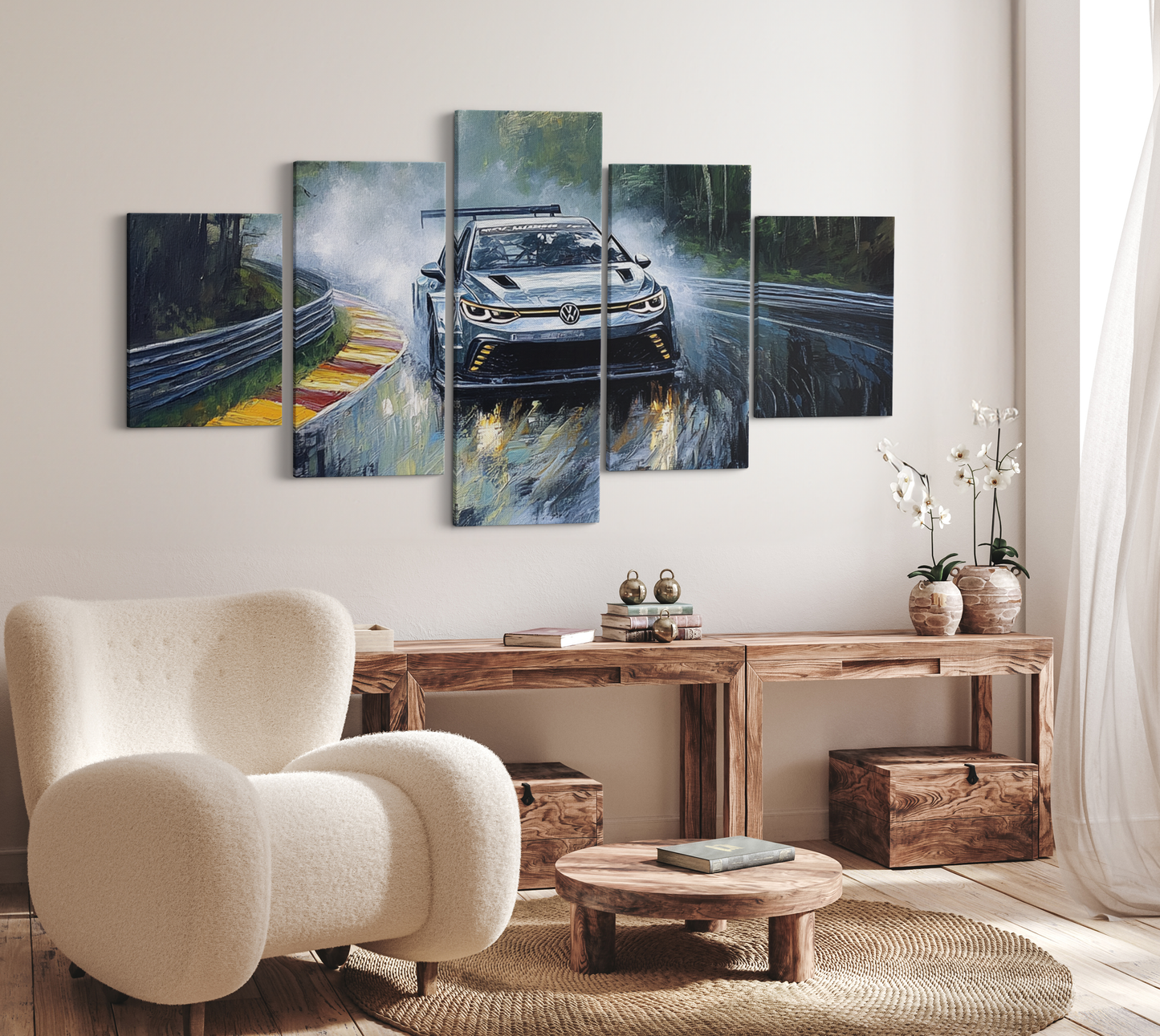 VOLKSWAGEN GOLF CANVAS ART