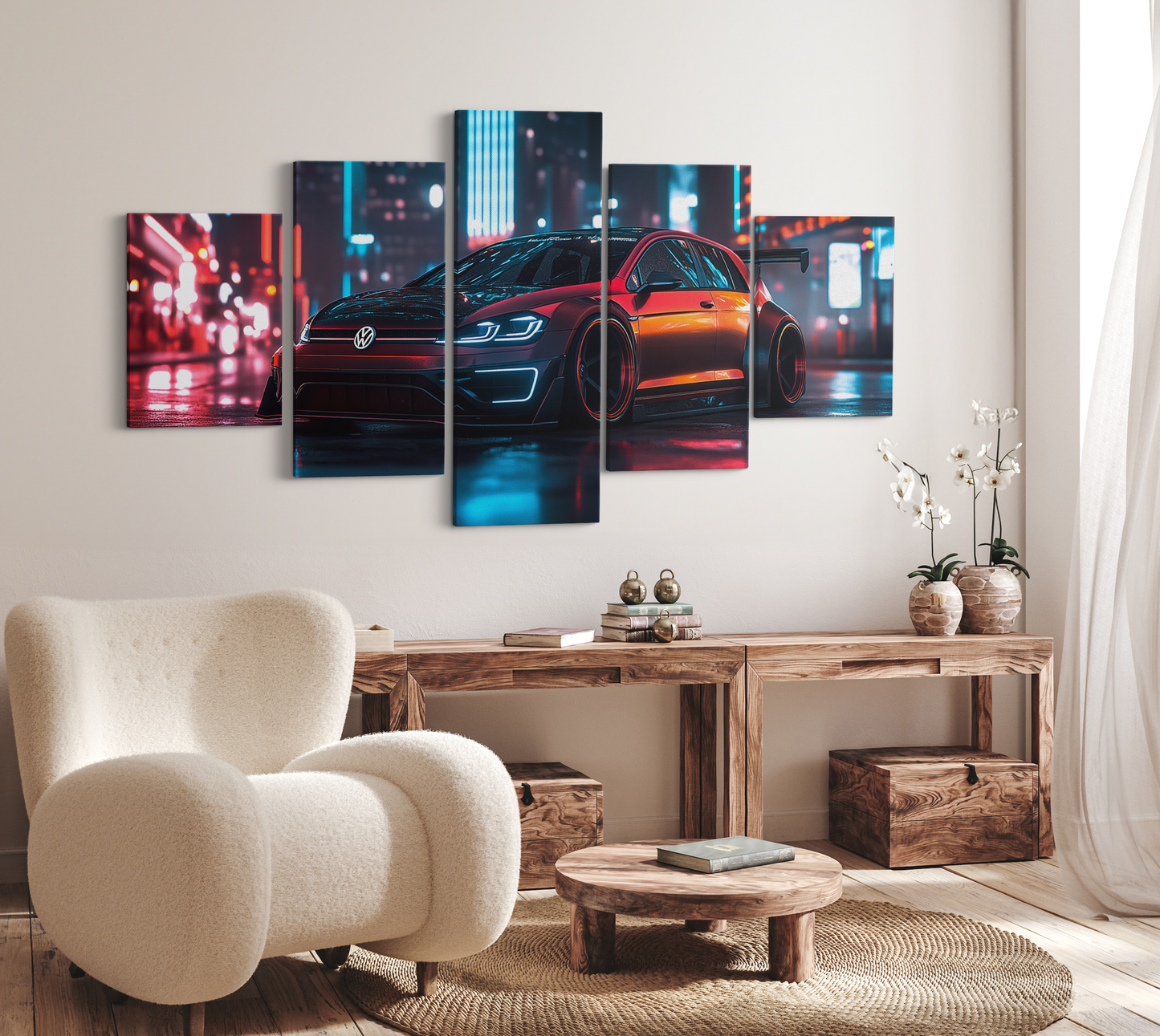 VOLKSWAGEN GOLF CANVAS ART