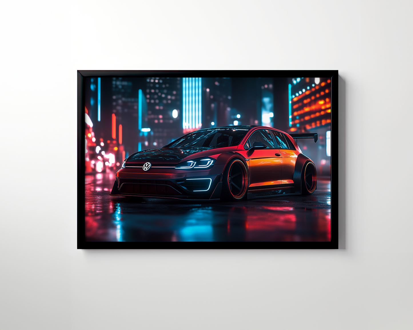 VOLKSWAGEN GOLF CANVAS ART