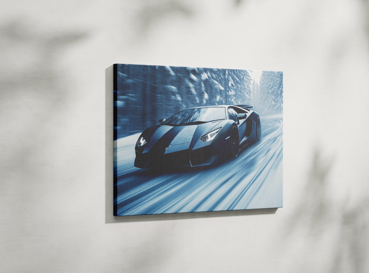 LAMBO CANVAS ART