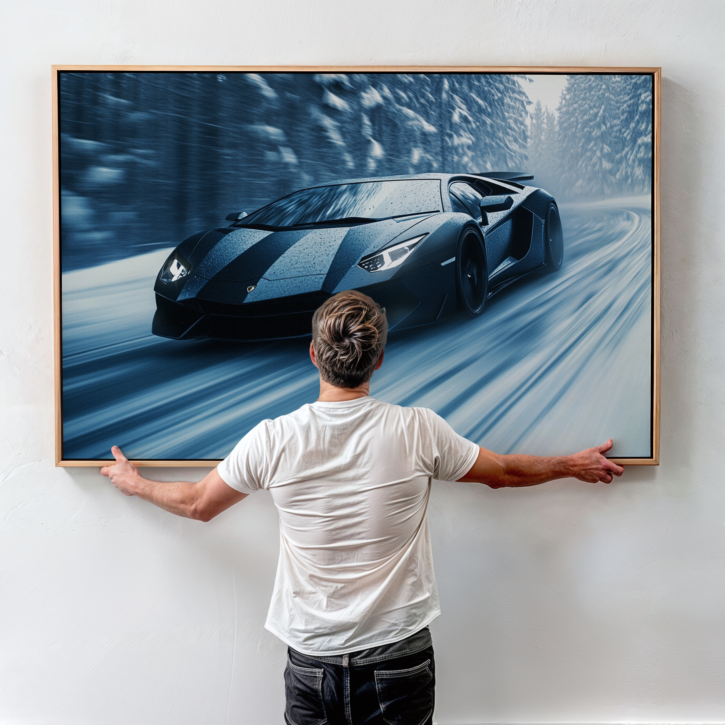 LAMBO CANVAS ART