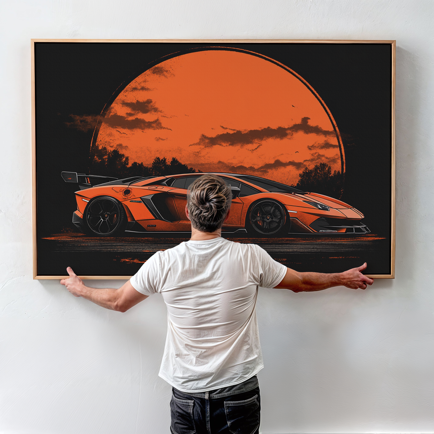 LAMBO CANVAS ART