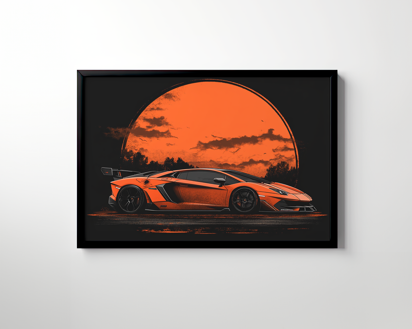 LAMBO CANVAS ART