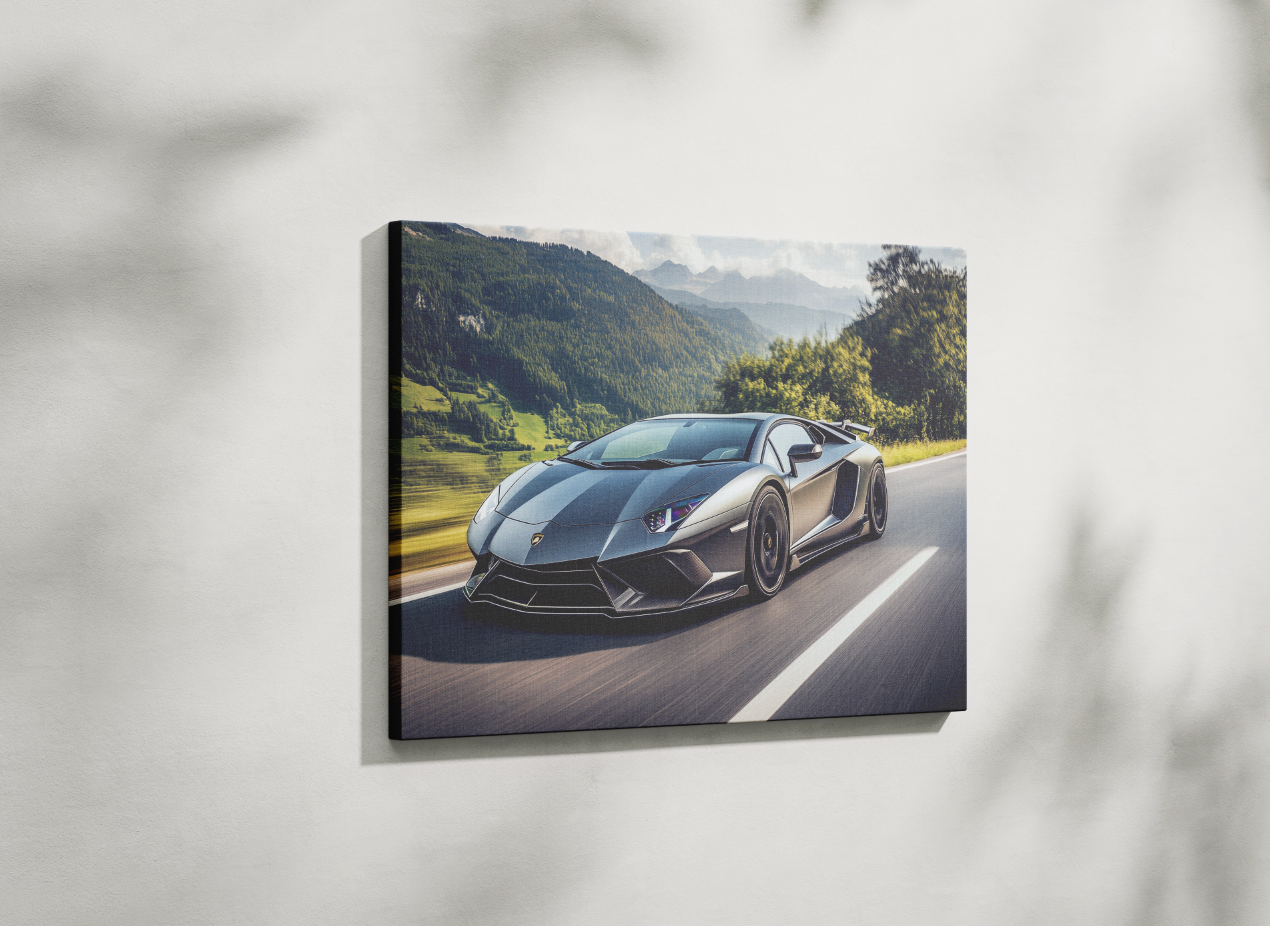 LAMBO CANVAS ART