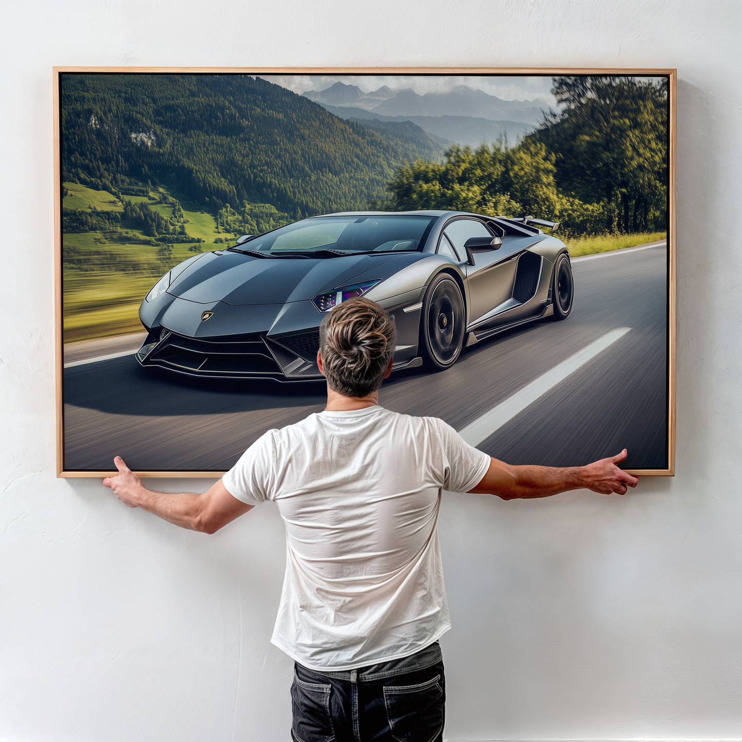 LAMBO CANVAS ART