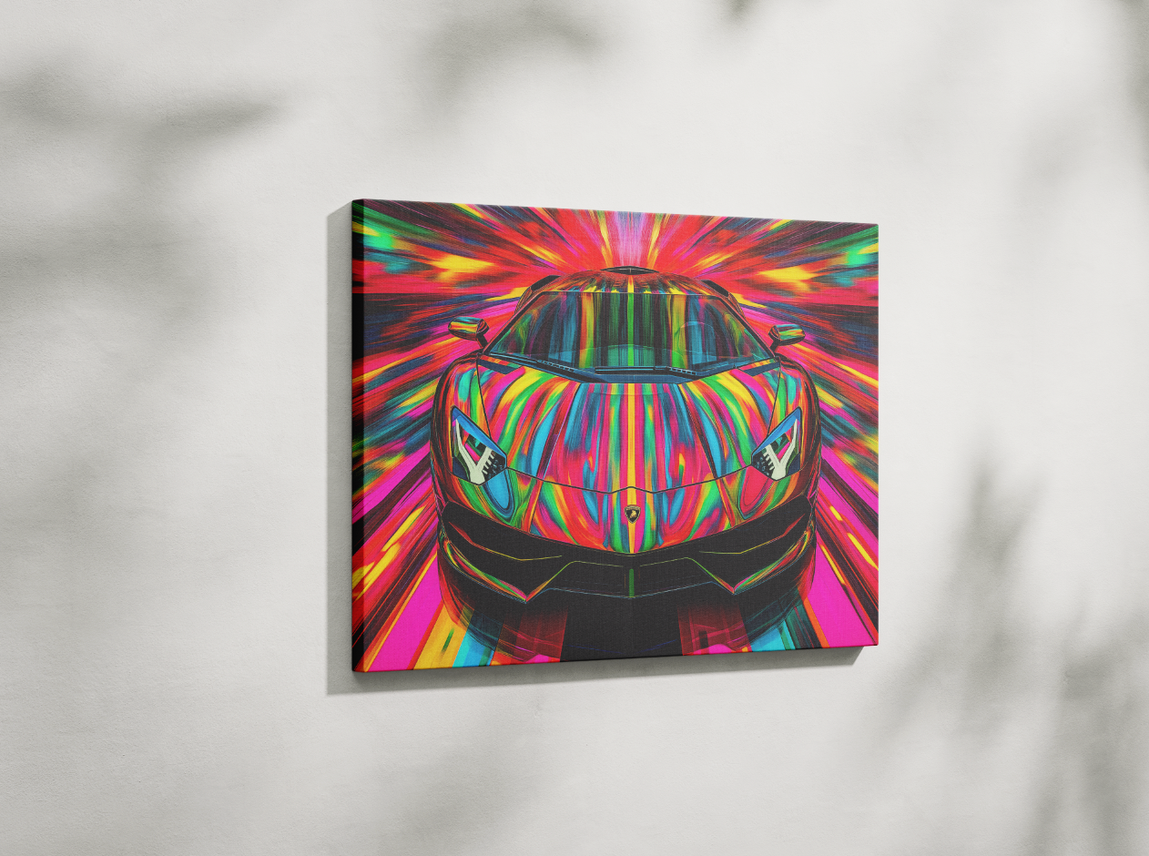 LAMBO CANVAS ART