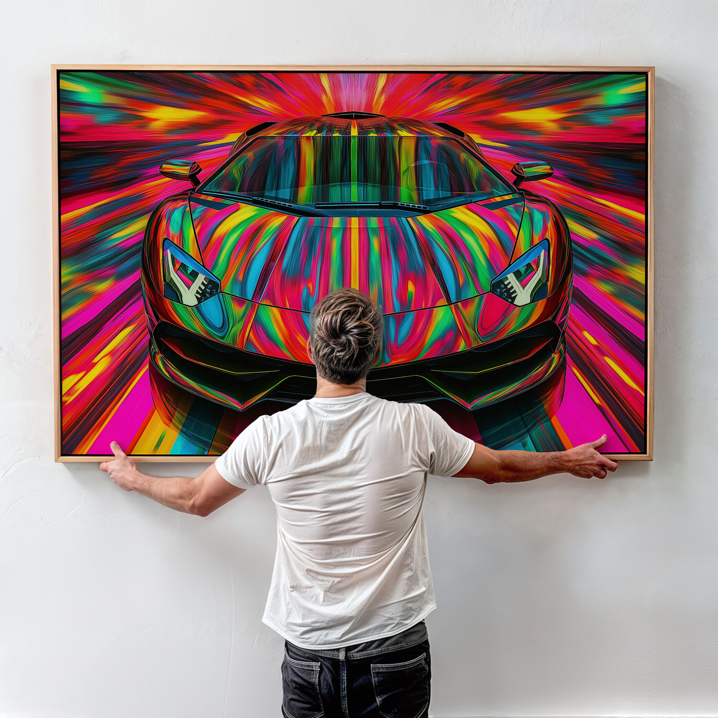 LAMBO CANVAS ART