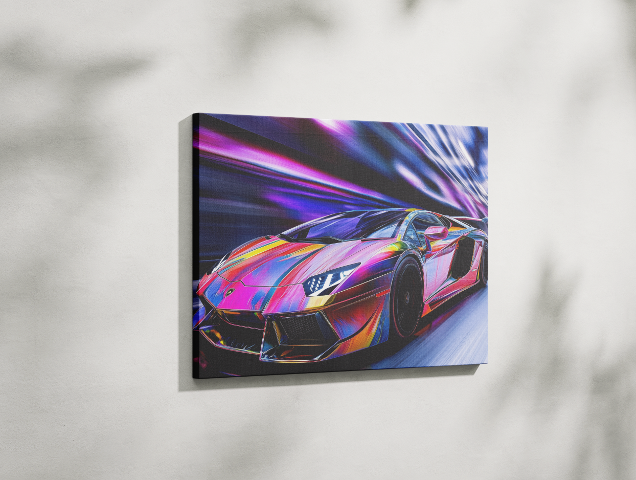 LAMBO CANVAS ART