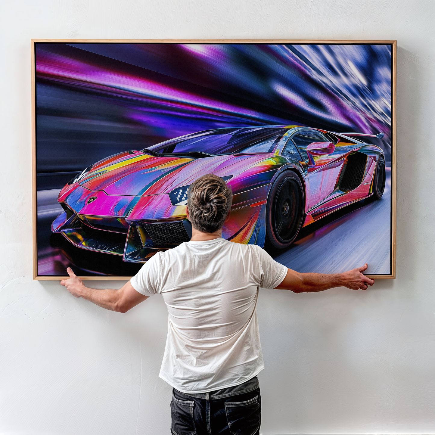 LAMBO CANVAS ART