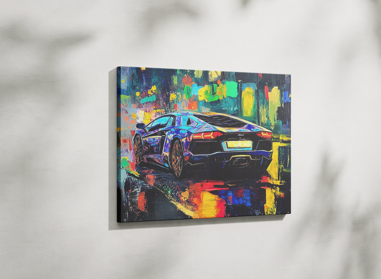 LAMBO CANVAS ART