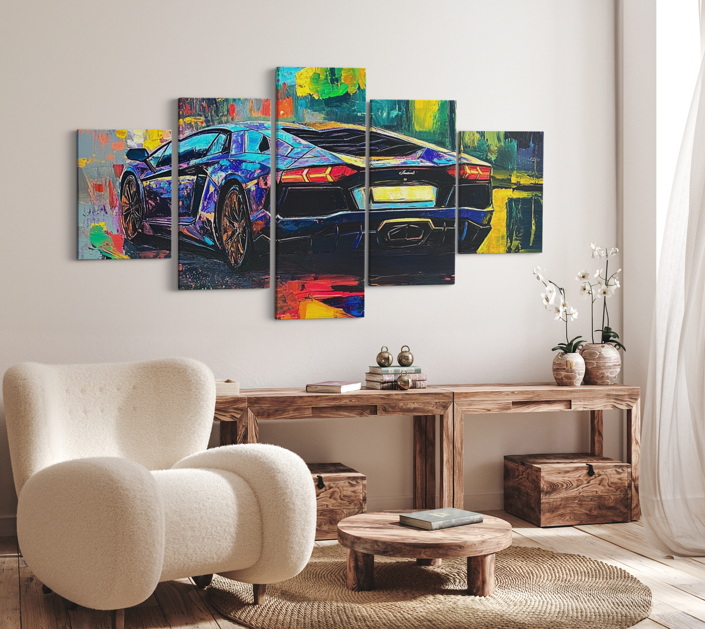 LAMBO CANVAS ART