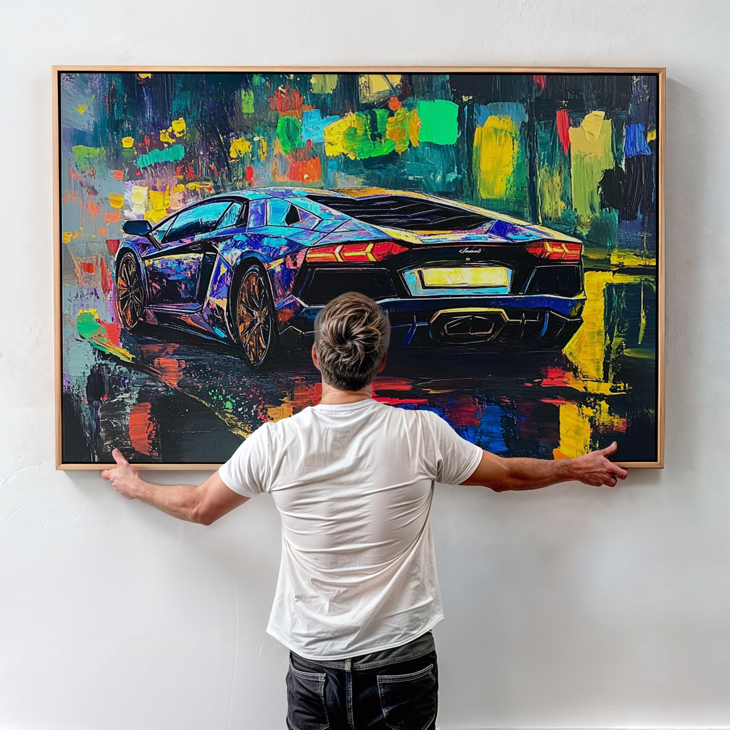 LAMBO CANVAS ART