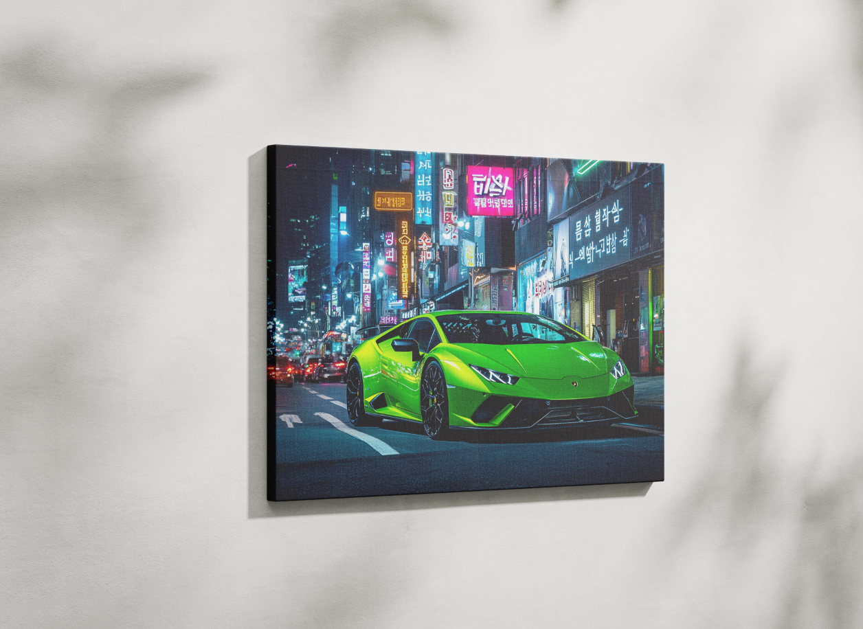 LAMBO CANVAS ART