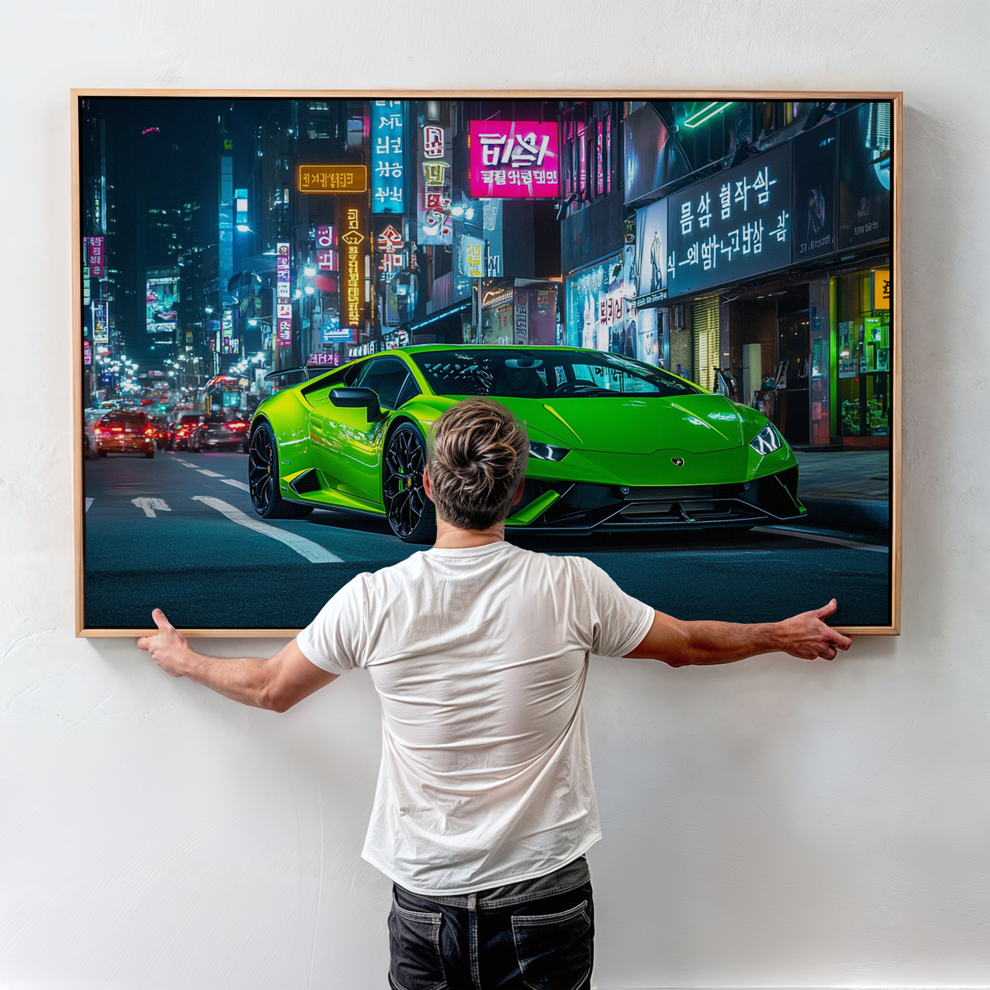 LAMBO CANVAS ART