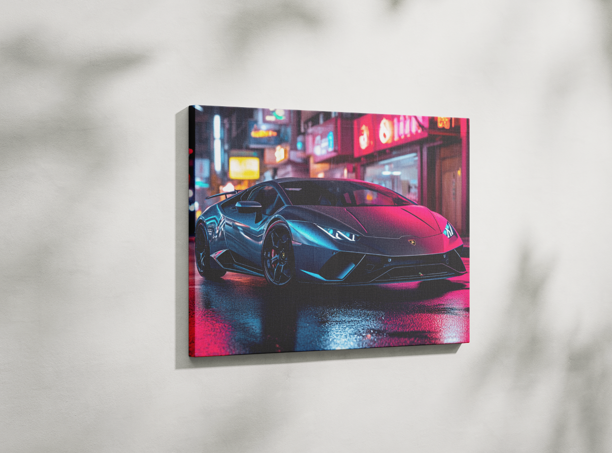 LAMBO CANVAS ART