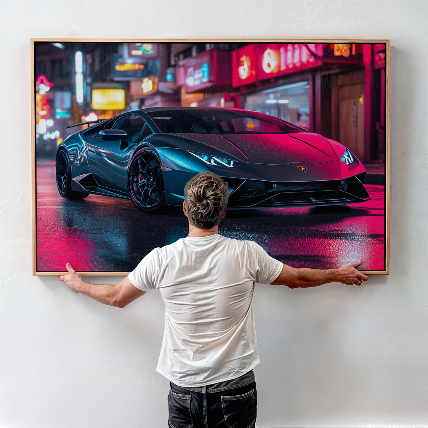 LAMBO CANVAS ART