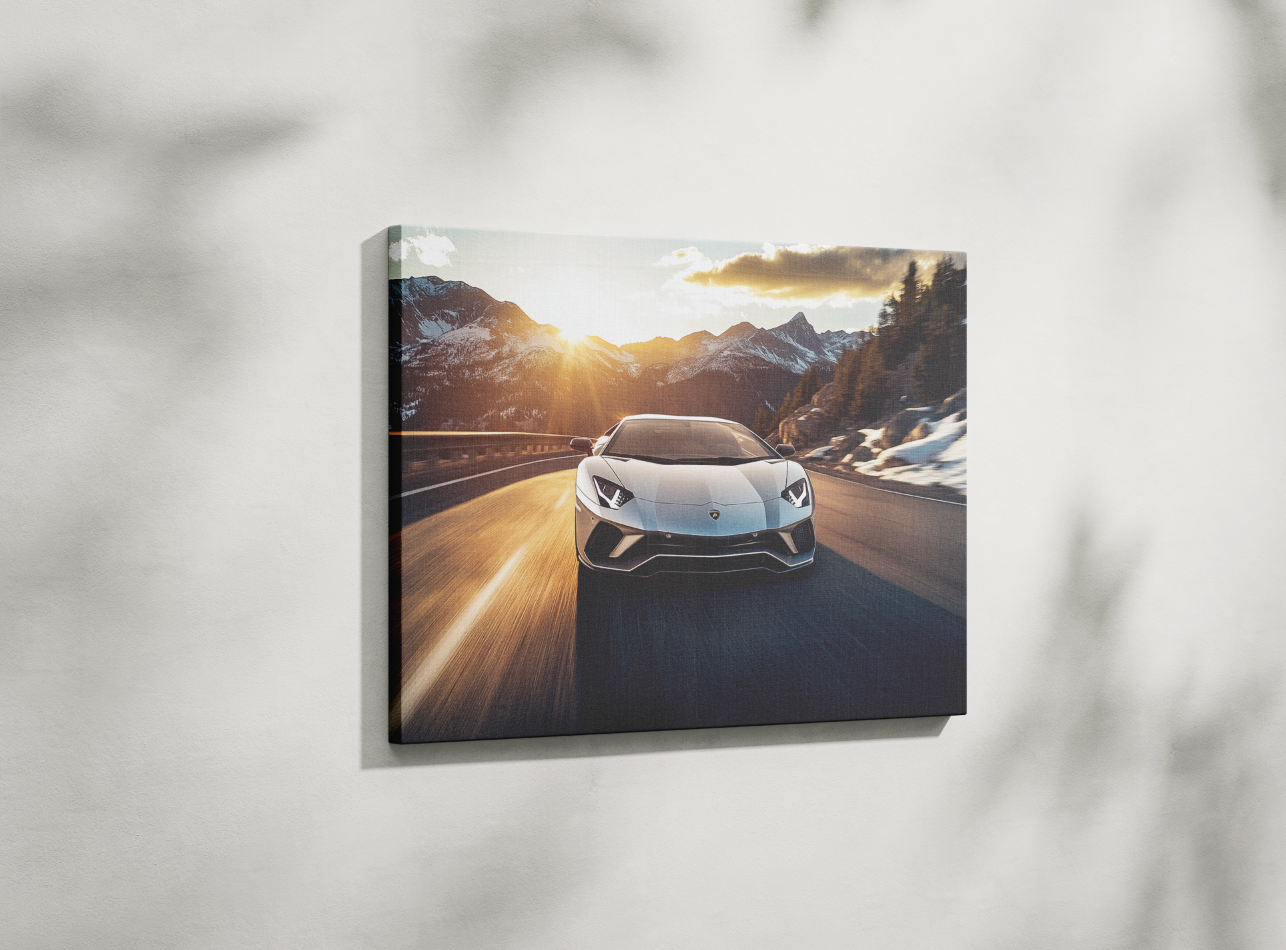 LAMBO CANVAS ART