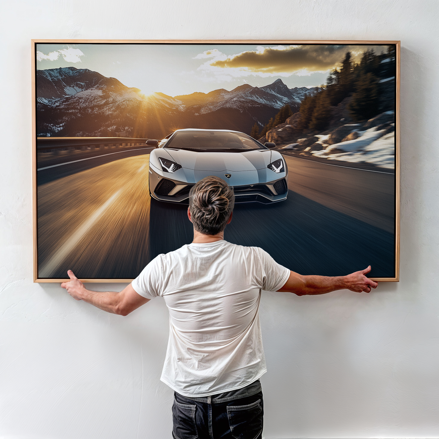 LAMBO CANVAS ART