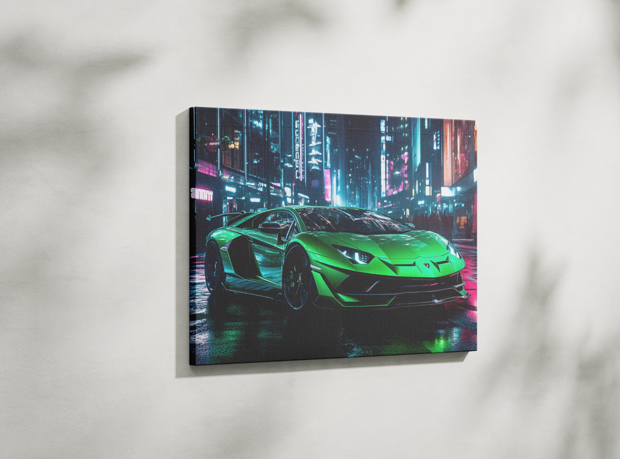 LAMBO CANVAS ART