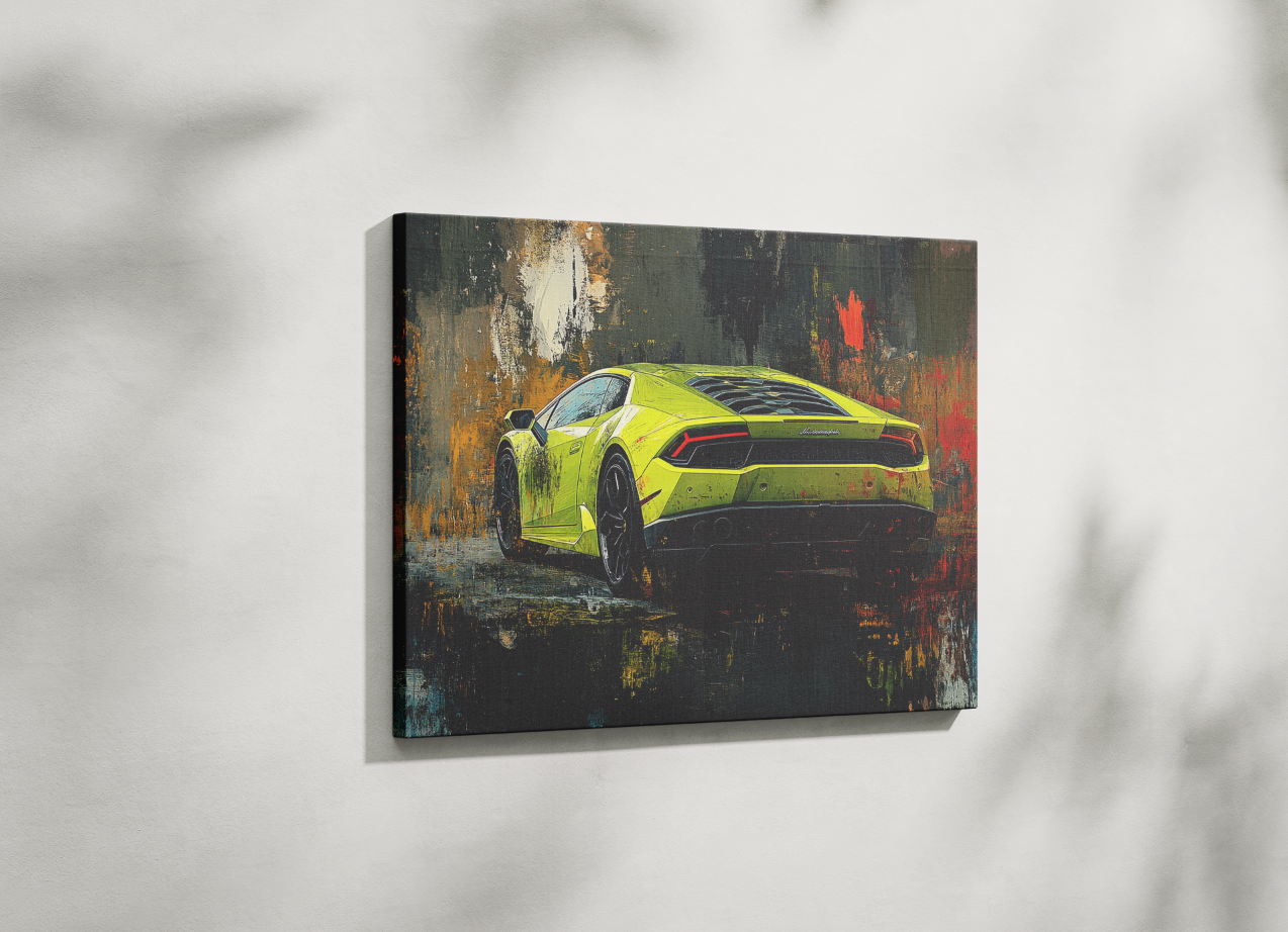 LAMBO CANVAS ART