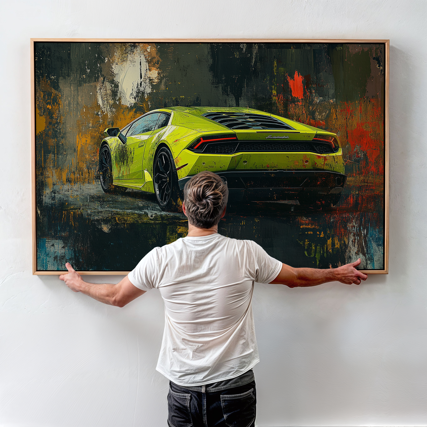 LAMBO CANVAS ART