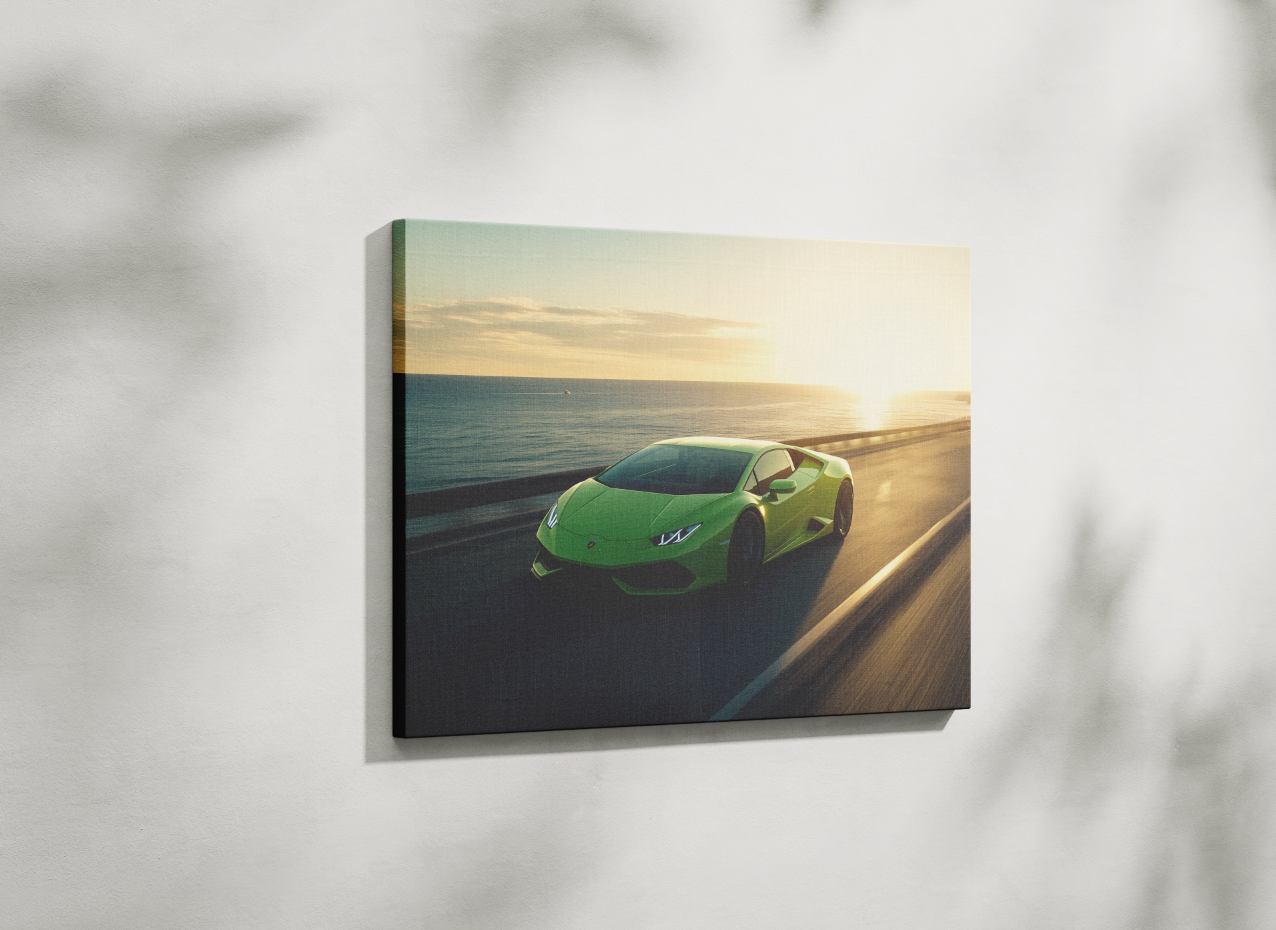 LAMBO CANVAS ART