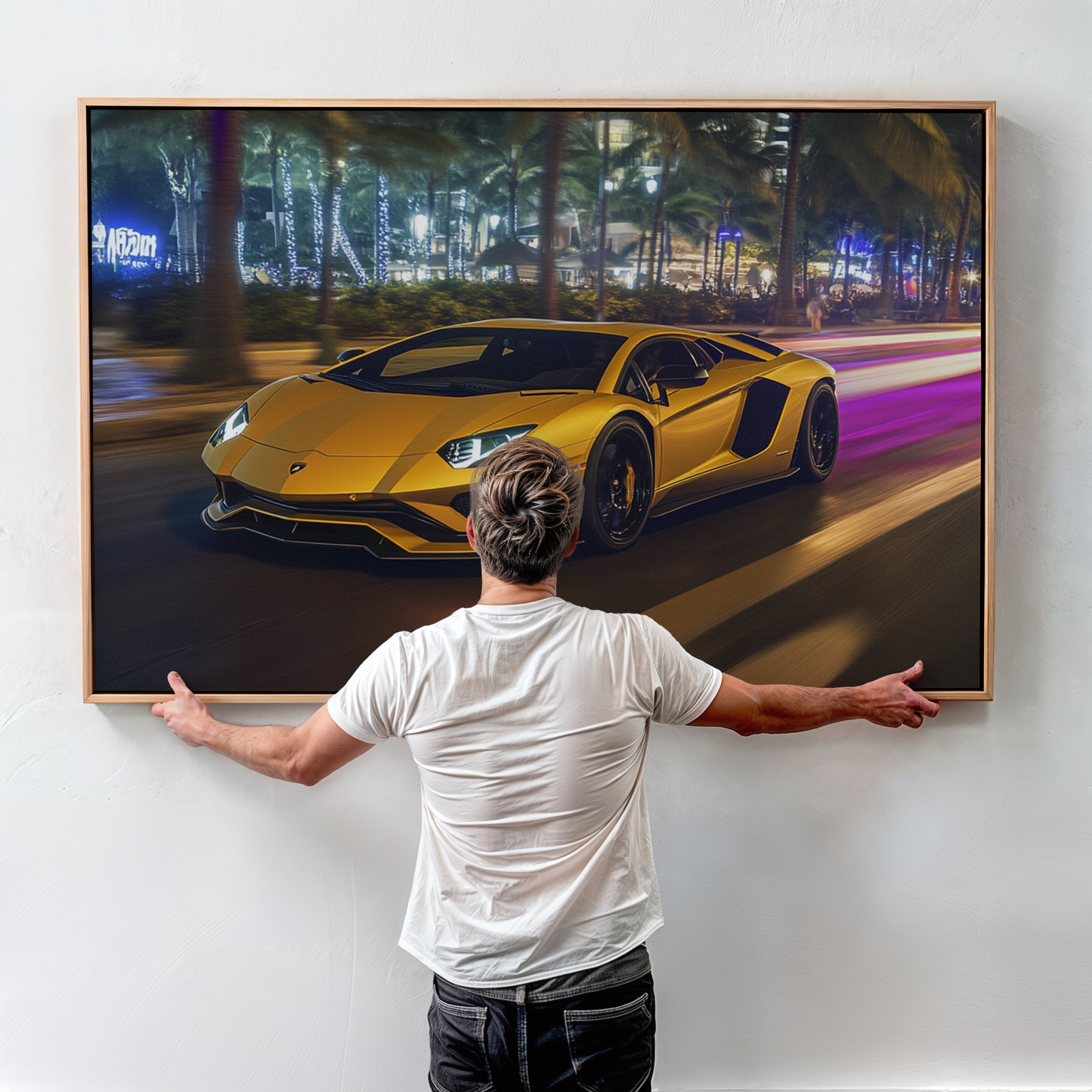 LAMBO CANVAS ART