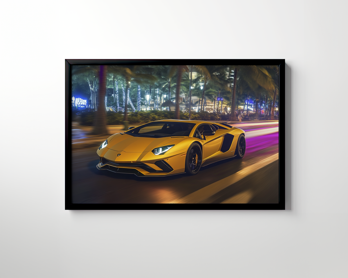 LAMBO CANVAS ART