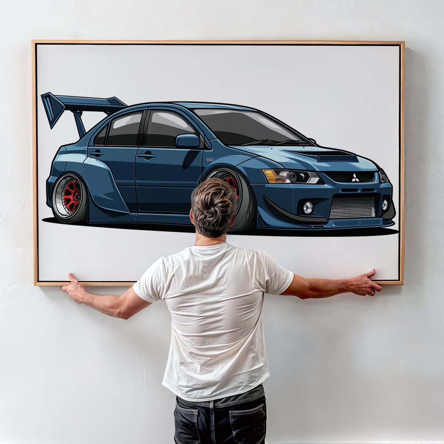 EVO LANCER CANVAS ART