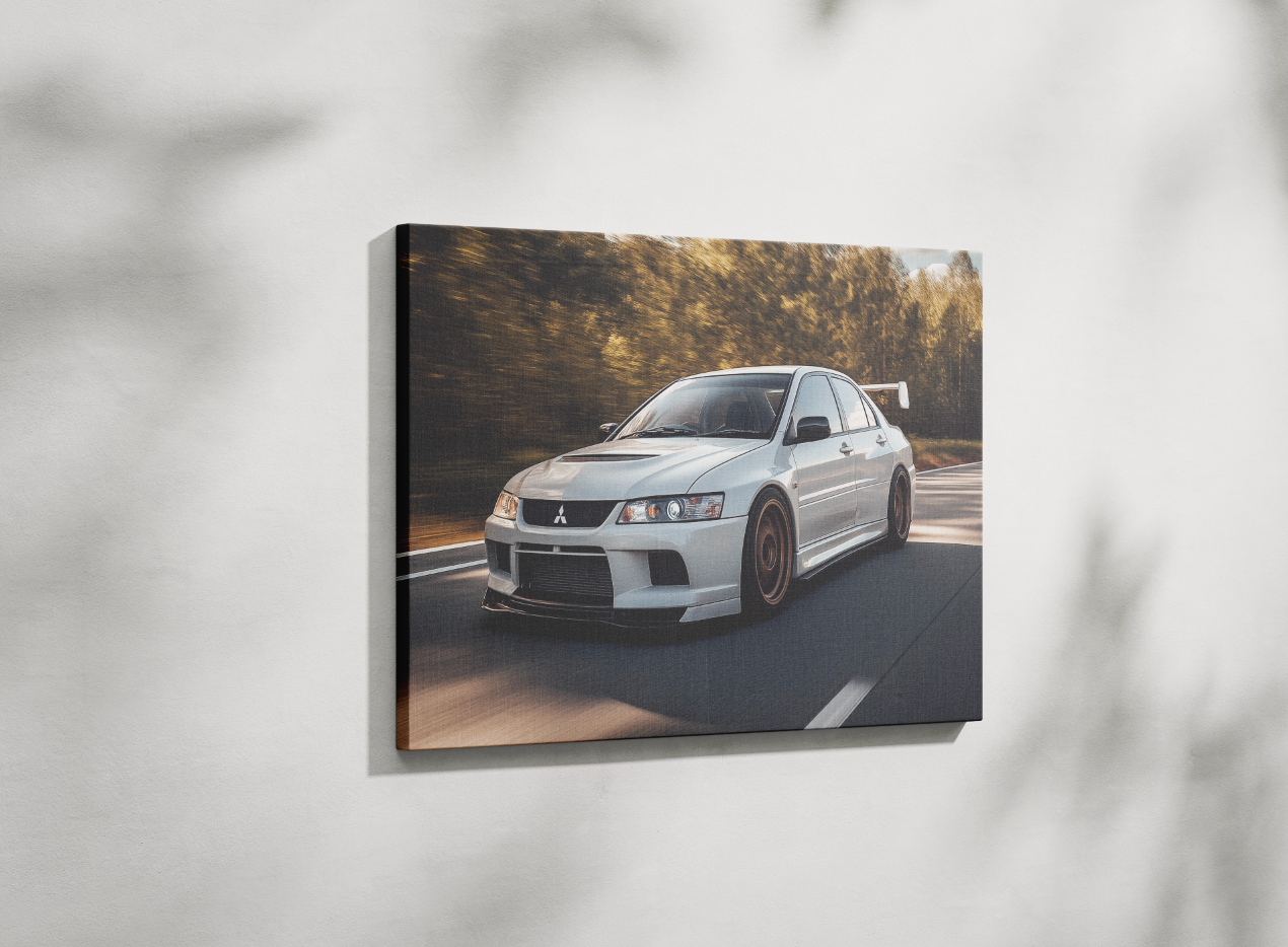 EVO LANCER CANVAS ART