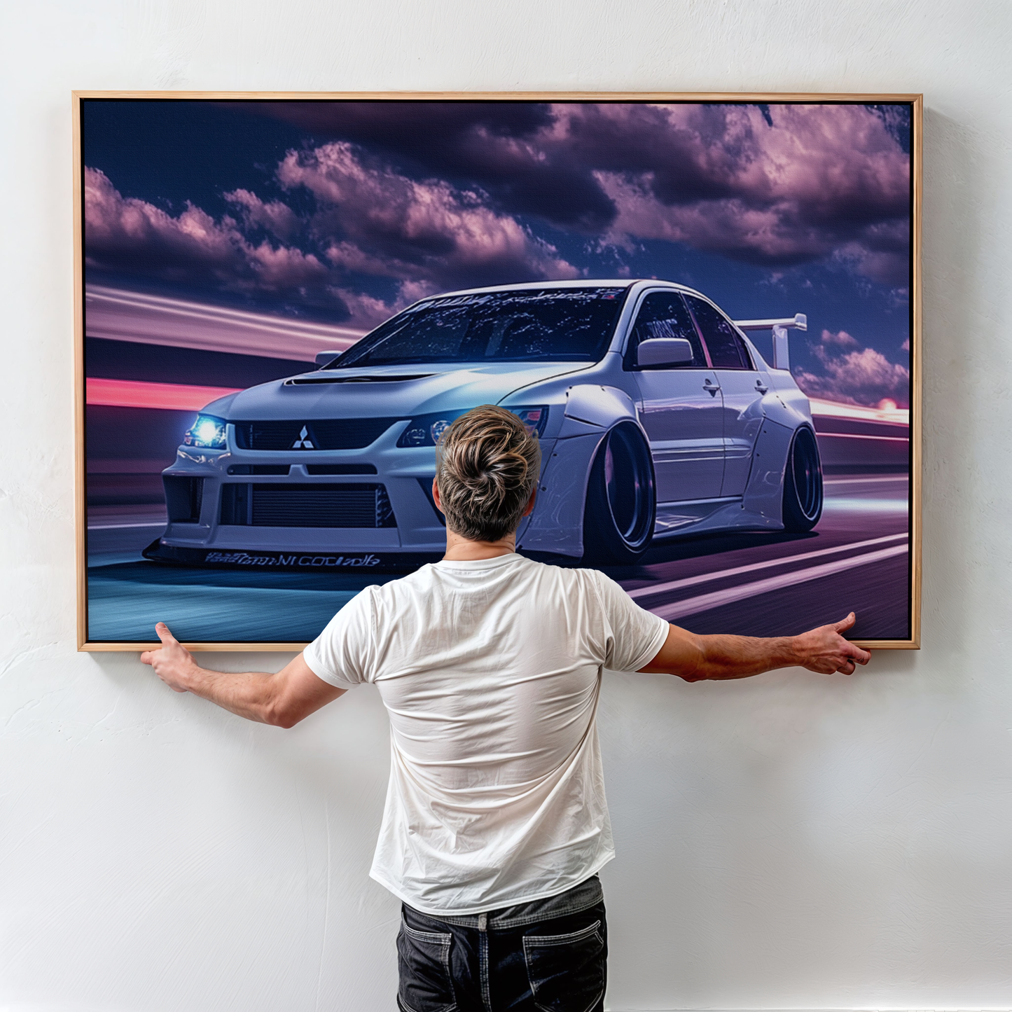 EVO LANCER CANVAS ART