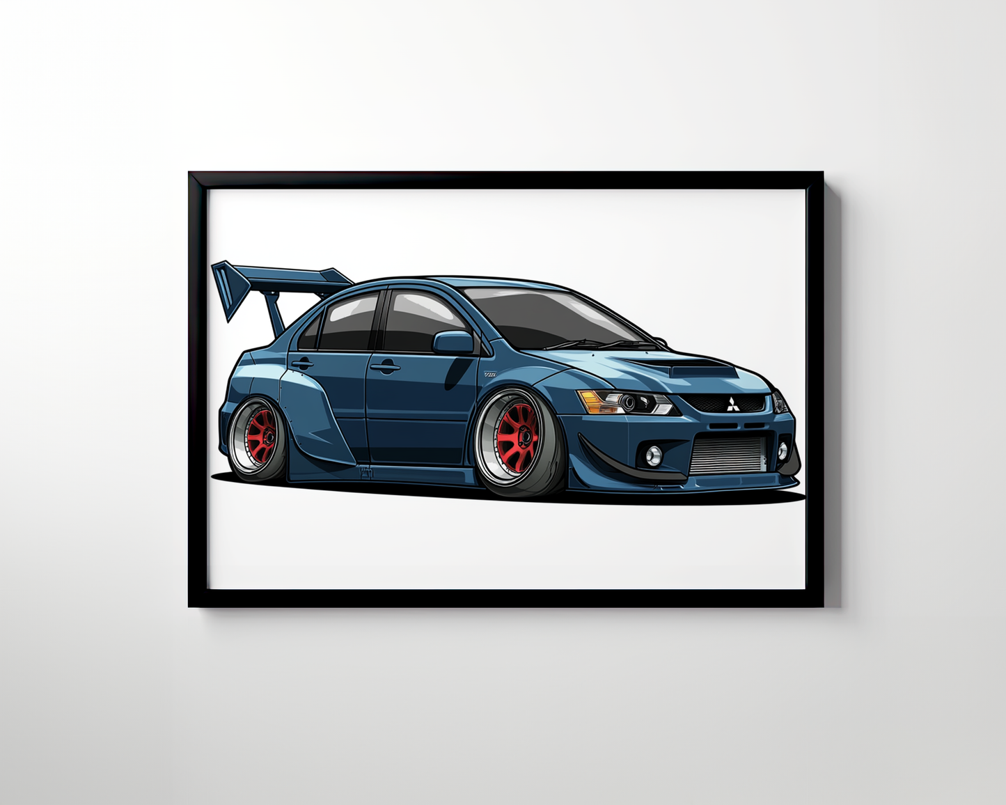 EVO LANCER CANVAS ART