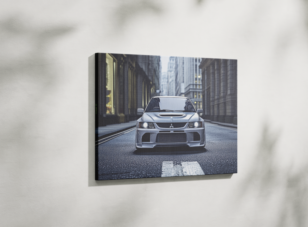 EVO LANCER CANVAS ART