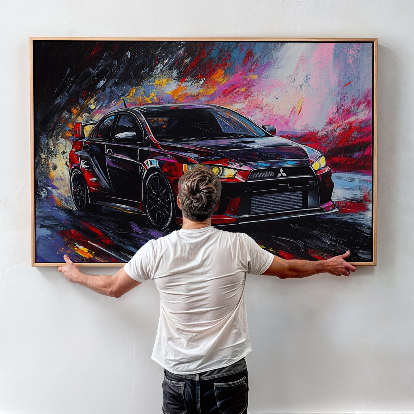 EVO LANCER CANVAS ART