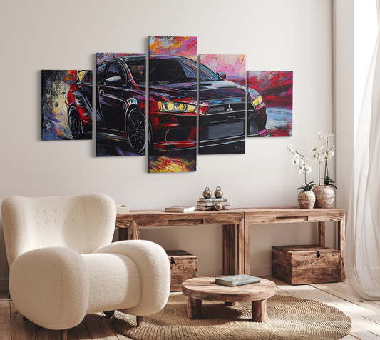 EVO LANCER CANVAS ART