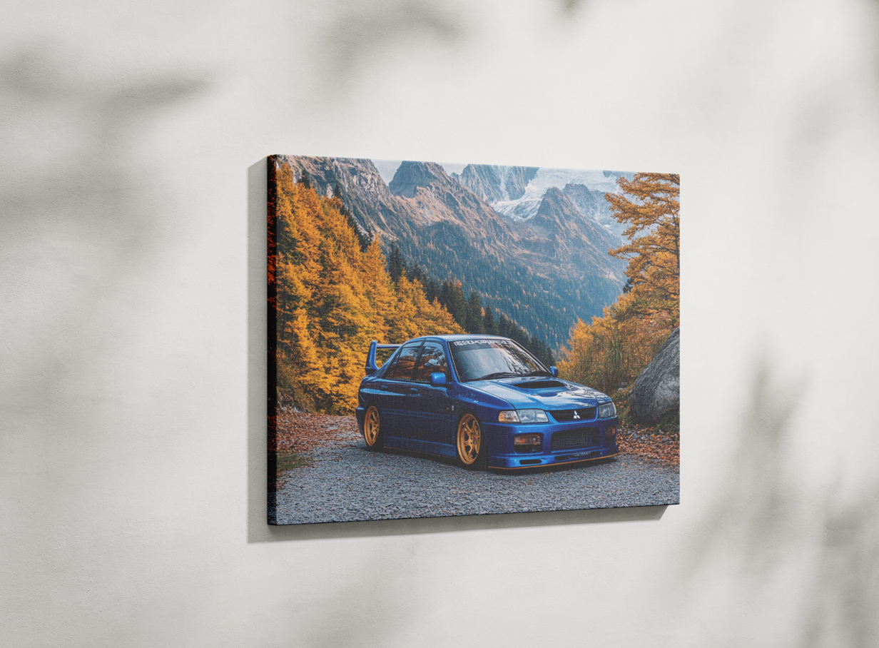 EVO LANCER CANVAS ART