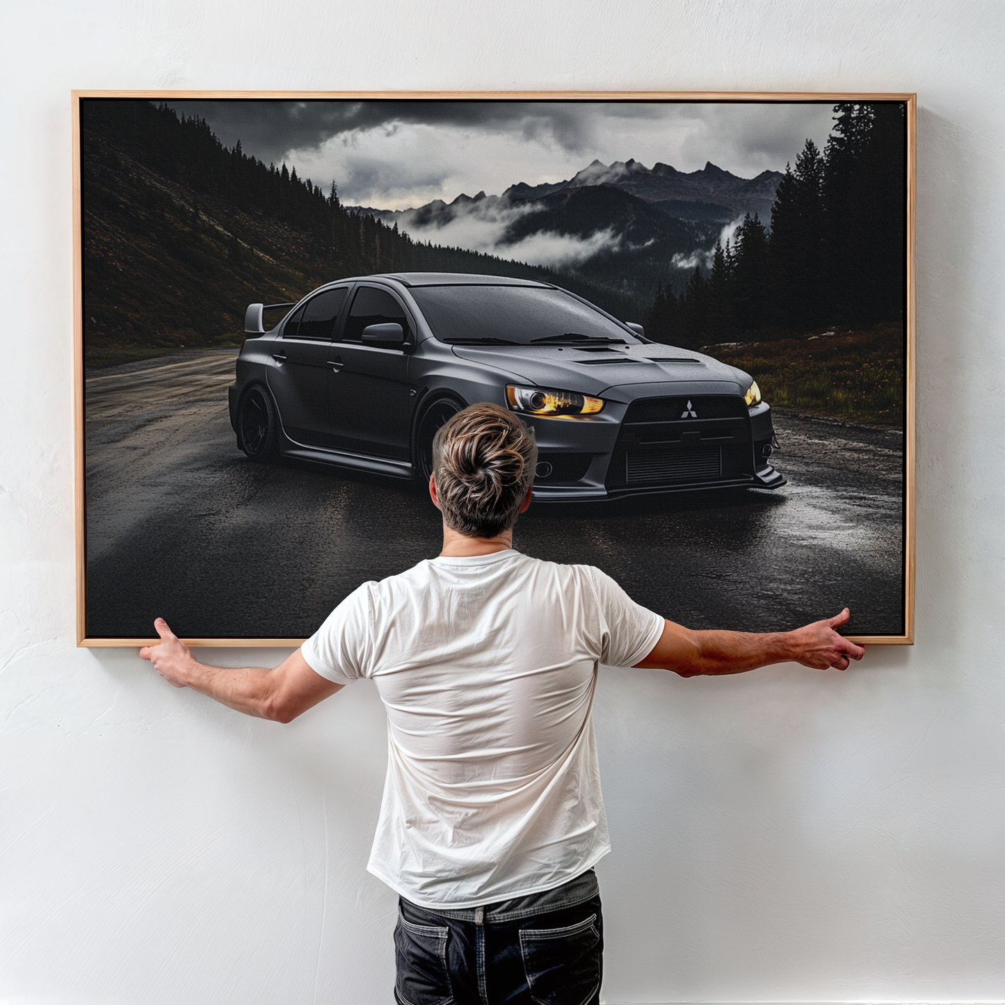 EVO LANCER CANVAS ART