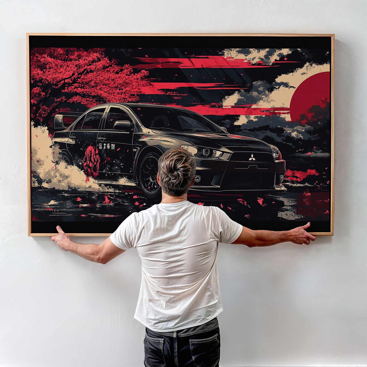 EVO LANCER CANVAS ART