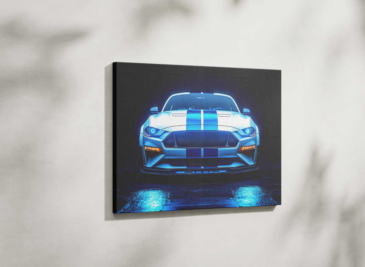 MUSTANG CANVAS ART