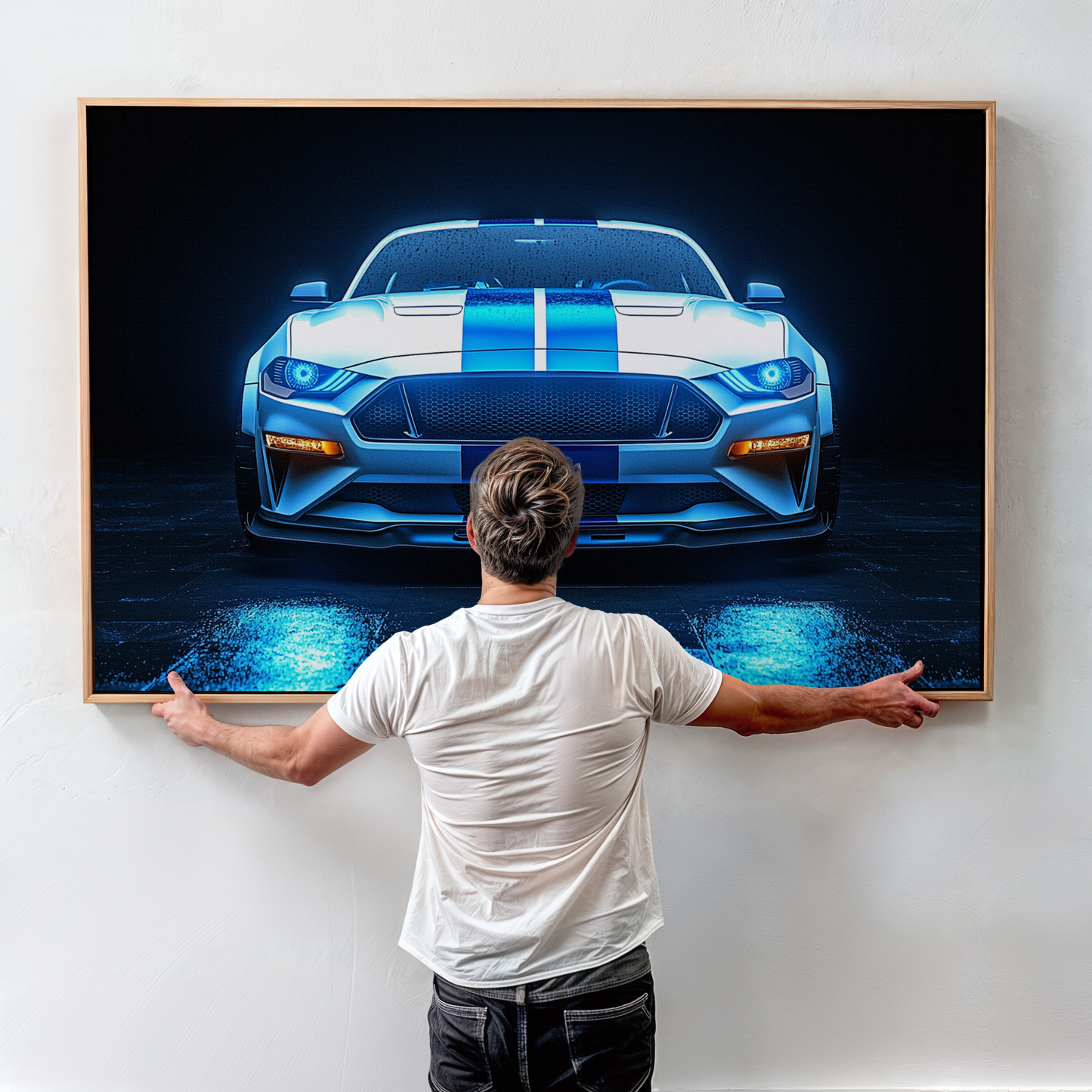 MUSTANG CANVAS ART