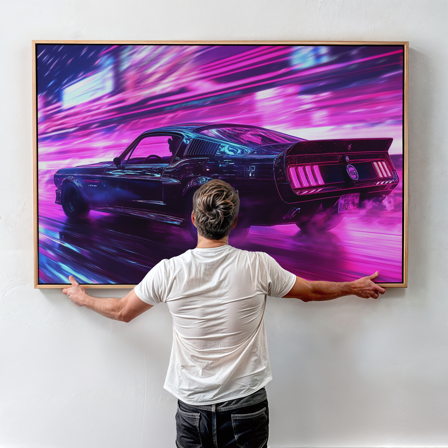 MUSTANG CANVAS ART