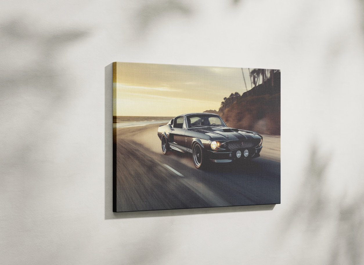 MUSTANG CANVAS ART