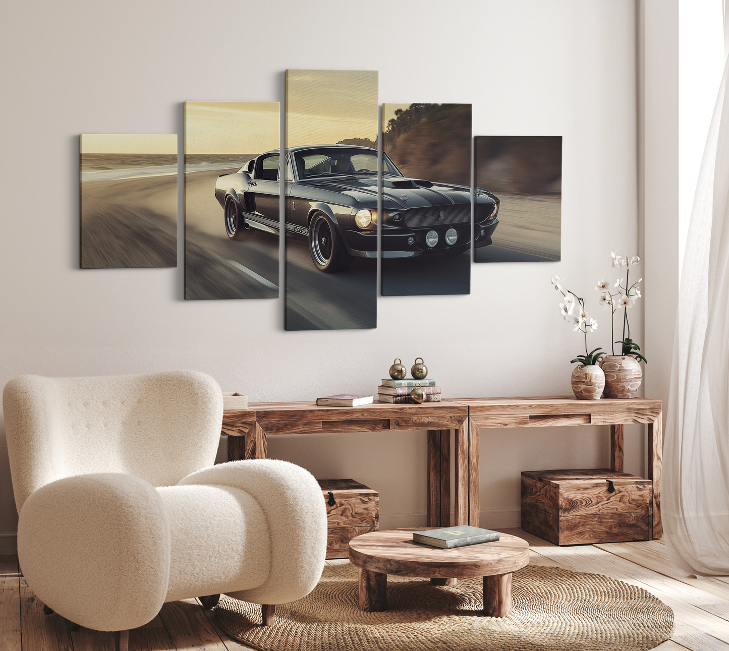 MUSTANG CANVAS ART