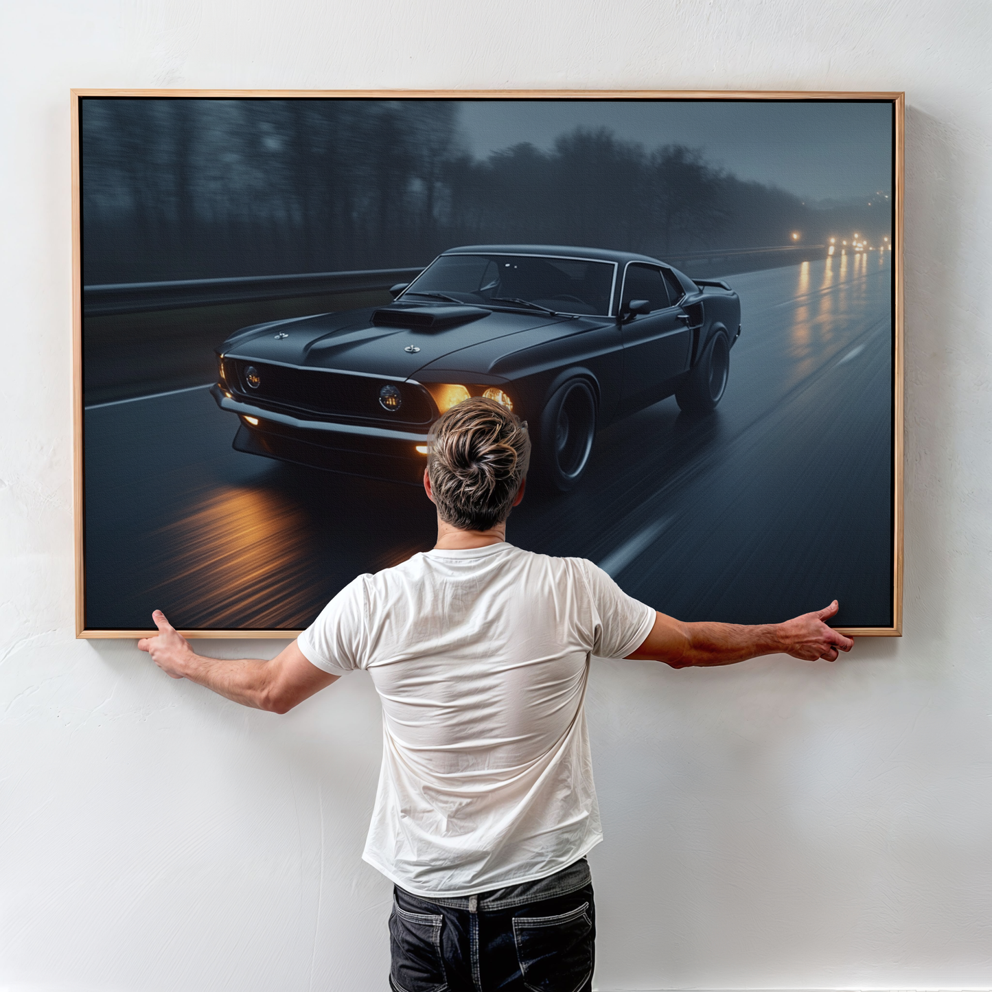 MUSTANG CANVAS ART