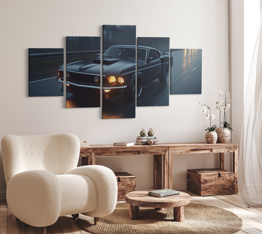 MUSTANG CANVAS ART