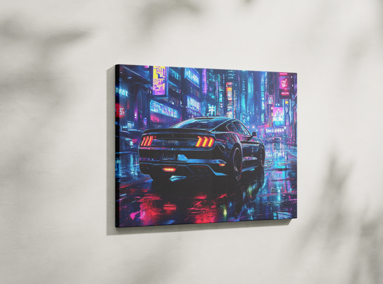 MUSTANG CANVAS ART